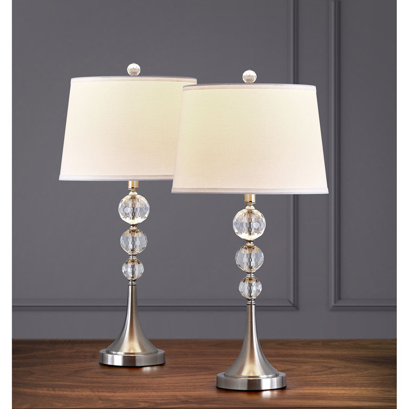 Bernaldo Table Lamp, Brushed Nickel