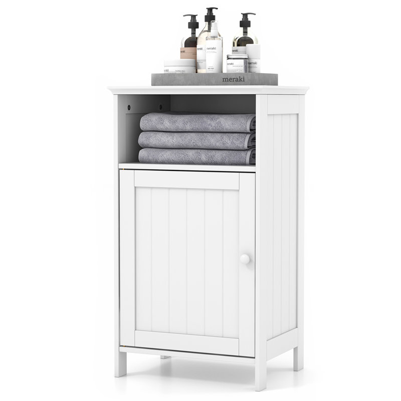 Bortolo Freestanding Bathroom Cabinet, White