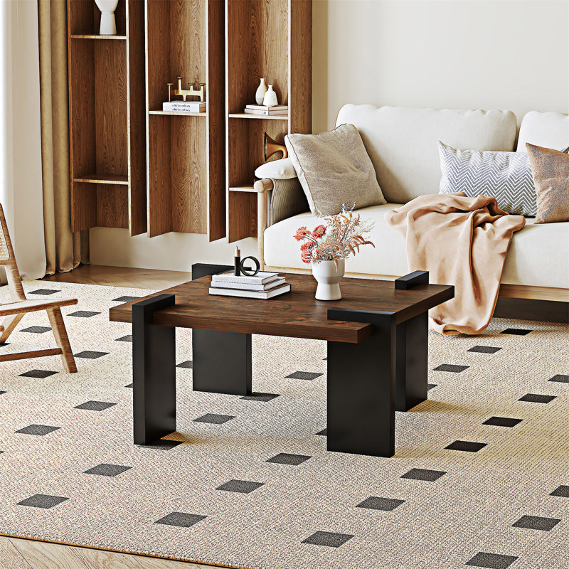 Table basse en bois, Noyer