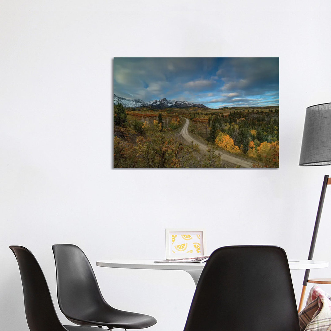 The Road To Adventure von Bill Sherrell - Giclée auf Leinwand ohne Rahmen