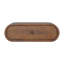 Allbritton Oval Mango Solid Wood Floating Shelf with Drawer