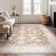 Camilla Traditional Oriental Navy Polyester Area Rug