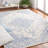 Metro Hand Tufted Wool/Cotton Oriental Rug in Ivory/Blue-472784706