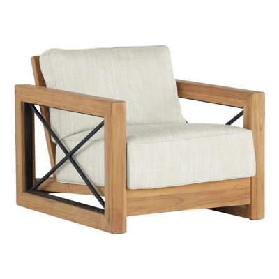 Malta Teak Patio Chair with Cushions