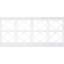 44'' H x 94.5'' W x 0.62'' D Expanded Cellular PVC Wainscot Panelling