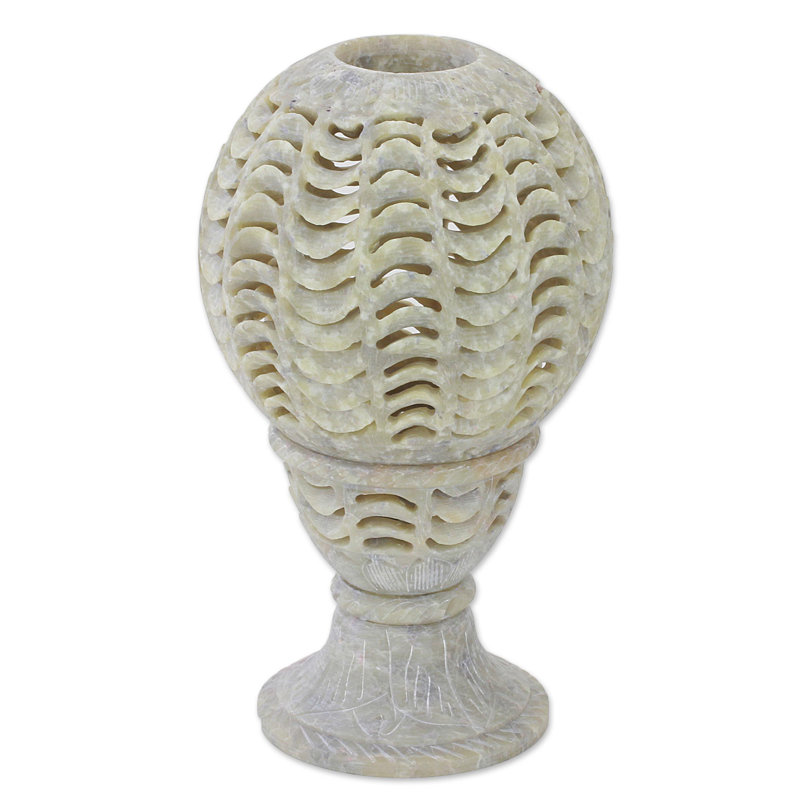 6.25'' H Stone Tabletop Tealight Holder