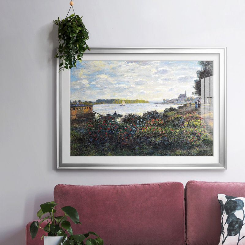 La seine à Argenteuil, 1877, Argent, H 19 po x l 27 po x P 1,5 po