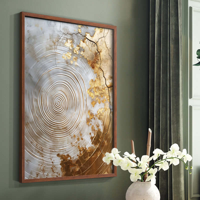 ABSTRACT Series CLxx III - reproduction encadrée de qualité supérieure - prête à être accrochée - aucun clou requis AAI400516