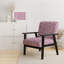 Fauteuil d'appoint rembourré Pink Leopard Skin