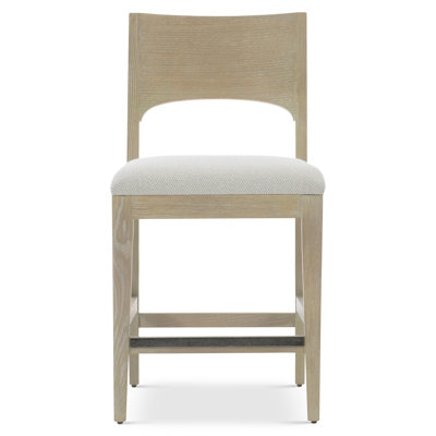 Solaria Upholstered Counter Stool with Solid Wood Frame