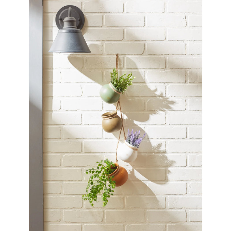 NEUTRAL GARDEN DANGLING MINI POTS