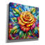  «Stain Glass Flower 1» par Rey Klimt, art mural sur toile, 37 po x 37 po-875616337