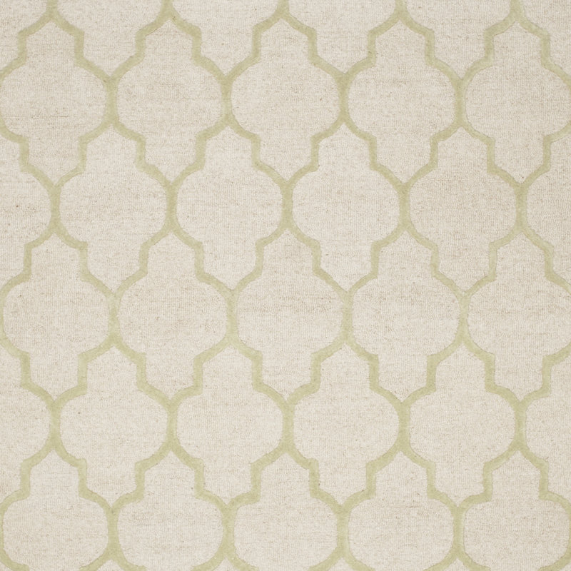 Sanyla Hand Tufted Wool Geometric Rug, Rectangle 8' x 10'