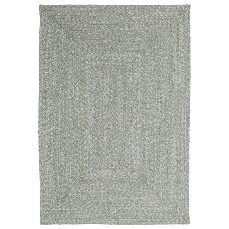 Layla Hand Braided Polyester Indoor Rug, 5'x7'6, Green