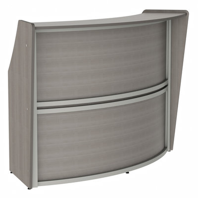 Natalino Rectangle Synthetic Laminate Reception Desk