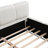 Upholstered Platform Bed With Plush Headboard & Footboard-421134410-427587928
