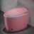 Unique Smart Toilet With Bidet Built In, Intelligent One Piece Toilet For Modern Bathroom, Auto Open/Close Seat, Foot Sensor, LED Display,Night Light, Warm Water & Dryer,Pink-123310597