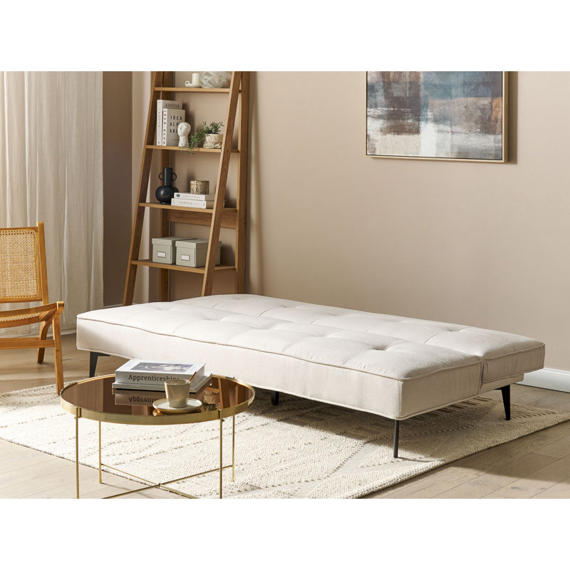 Jeromesville 3 Seater Sofa Bed, Beige