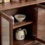 Buffet en noyer noir moderne et minimaliste-196770438