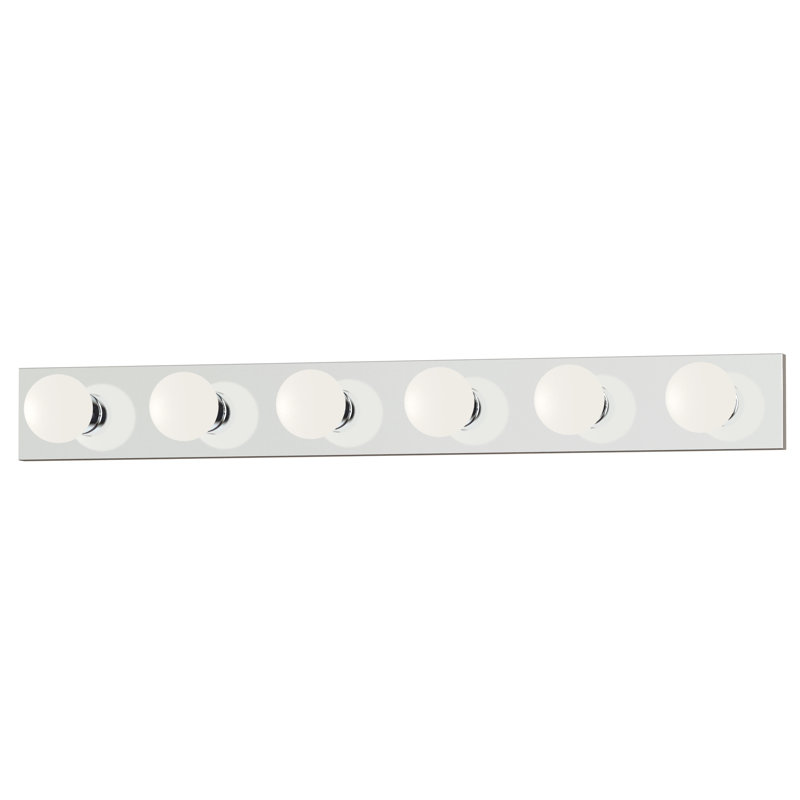 Carder 6 - Light Dimmable Vanity Light, Polished Chrome