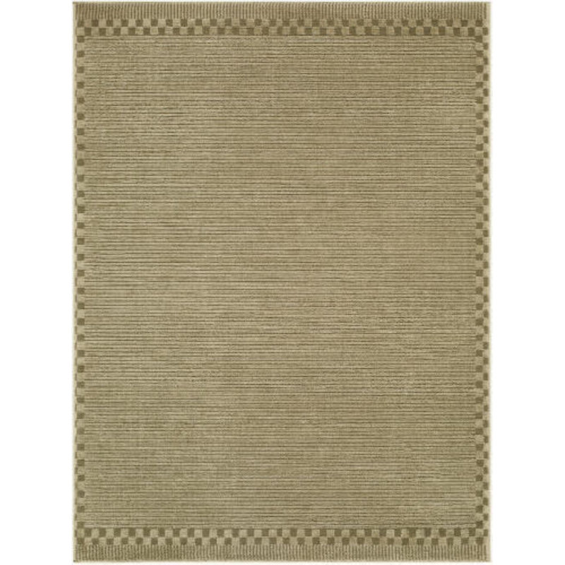 Brugge Area Rug, Green, Rectangle 7'10" x 10'