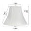 Abat-jour cloche en soie / shantung (araignée)-1753766928