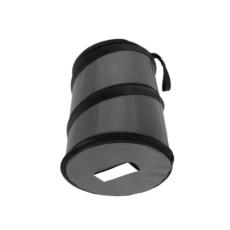 Poubelle pliante, Gris, 2, H 8,3 po x l 6,3 po x P 6,3 po