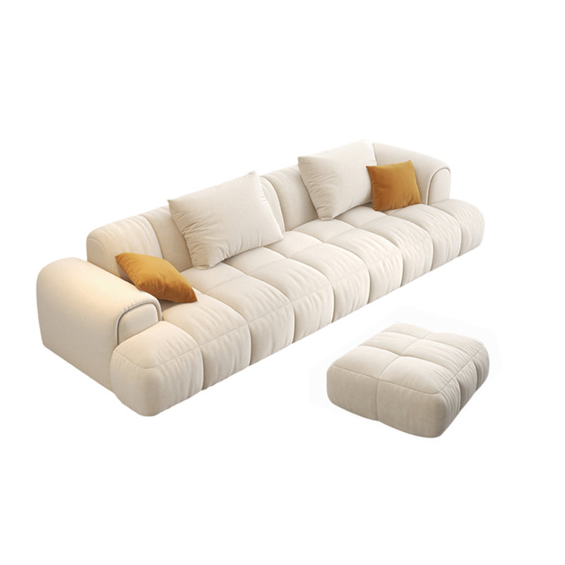 Ensemble de canapés en tissu moderne et luxueux