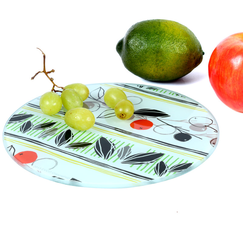 Ebern Designs Litteral Glass Serving Dish
