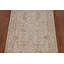 Tapis de couloir indien en laine Earth Tone Oushak 3 x 10