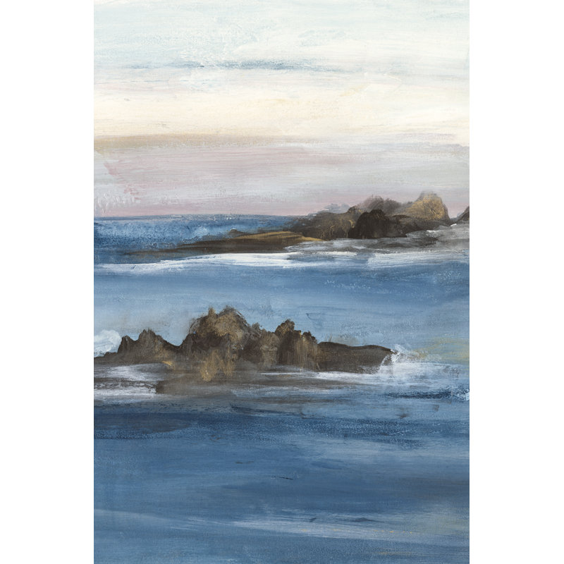Merging The Ocean II by Lila Bramma - Wrapped Canvas Print, 46cm H x 30cm W