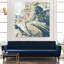 Teal Aérien par Jennifer Goldberger, reproduction d'art sur toile tendue-832414679