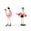 Patience Brewster Shelia And Sheldon Flamingo Figurines