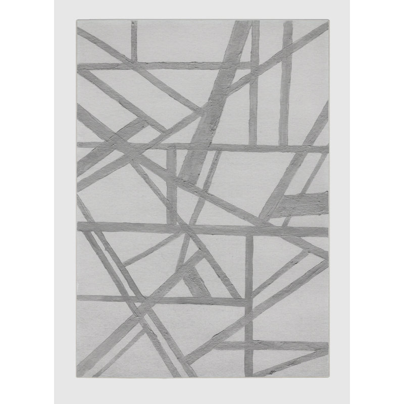 Sigurd Washable Abstract Indoor Rug, Rectangle 6' x 9'