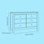 Commode double 6 tiroirs Noah-51573178