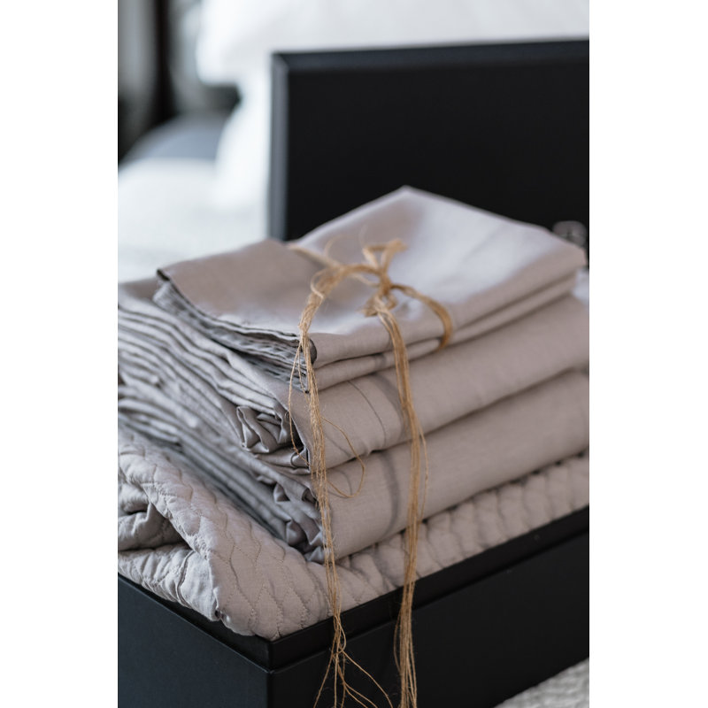 Ensemble de draps en lin, Double, Sables de la vallée