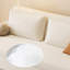 Canapé-lit causeuse 100% polyester beige-130071162