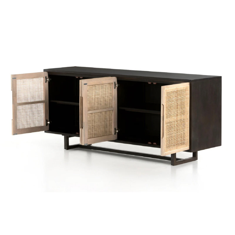 Buffet en bois massif 71,5 po Woxall