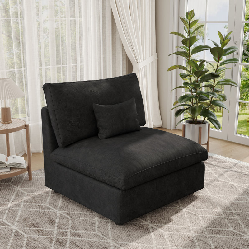 Fauteuil de chambre Kyna, Chocolat noir