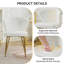 Fauteuil d'appoint en velours avec pieds en métal doré-1835166061