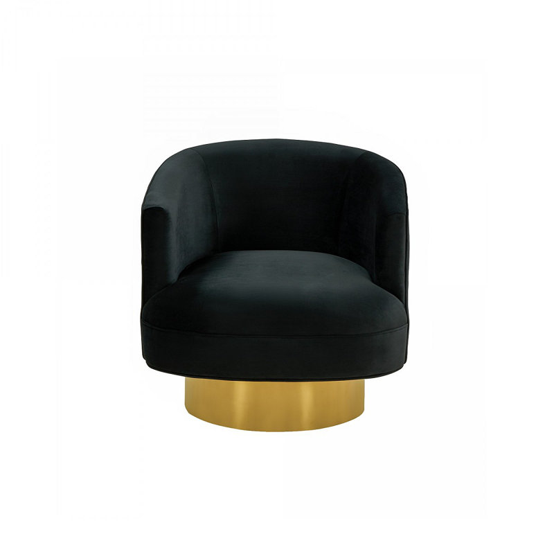 Fauteuil pivotant large de 32,09 po Teighan
