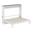 Lit escamotable avec station de charge USB, armoire murale escamotable en bois Murphy-131100511