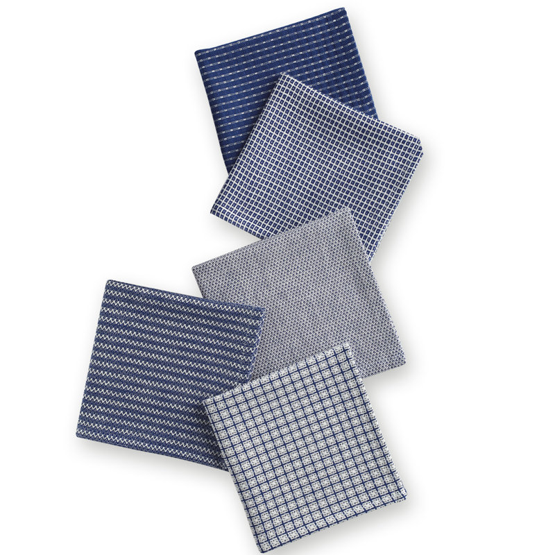 Cotton Plaid Waffle Dish Cloth Kitchen Towel