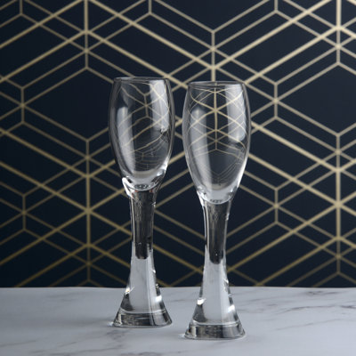 Manhattan Champagne Flutes