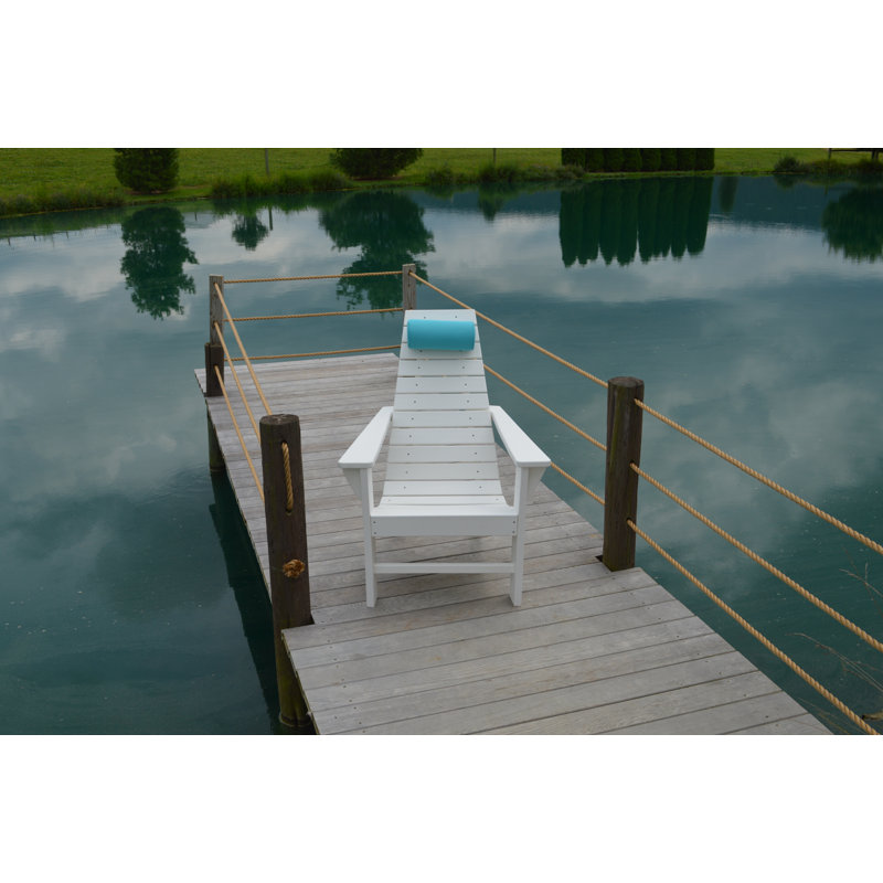 Cuadrado Outdoor Adirondack Chair, White