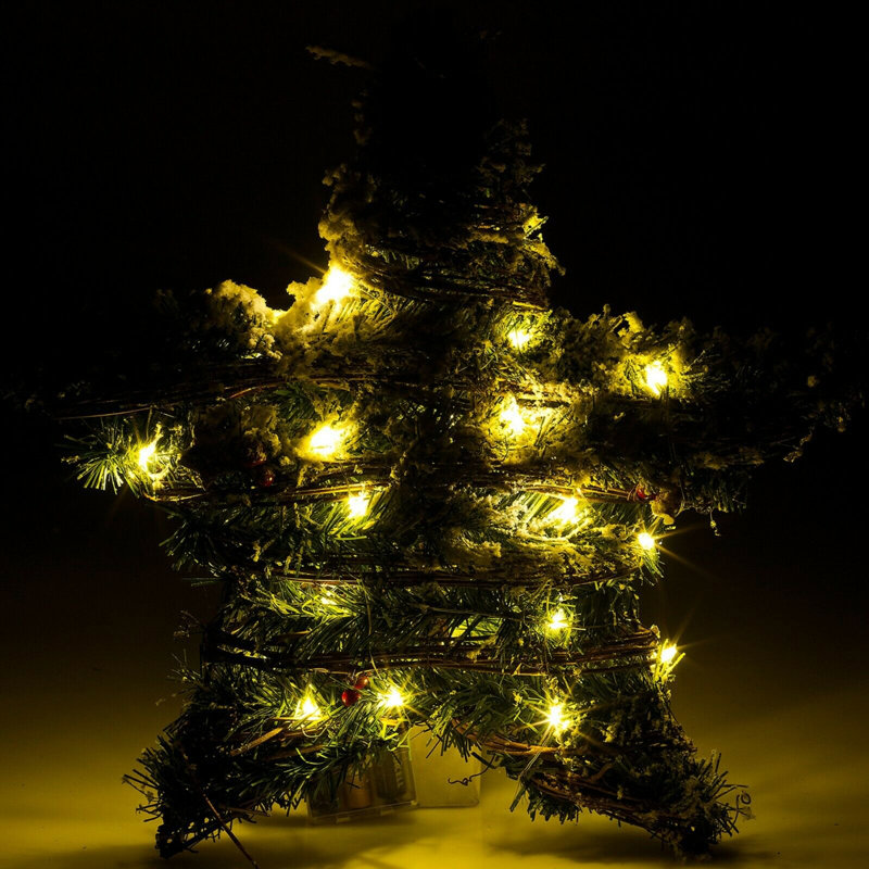 Christmas Decorative Accent, 40cm H x 40cm W x 3cm D