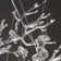 10-Light 30" Dimmable Tree Branches Crystal Linear Chandelier