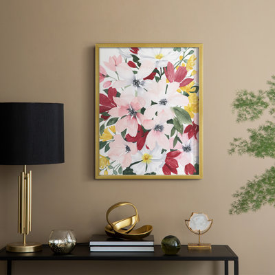 «Spring Bliss I», reproduction encadrée - bois massif
