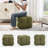 Robertas 20.9" Tufted Square Footstool Ottoman-1610552951
