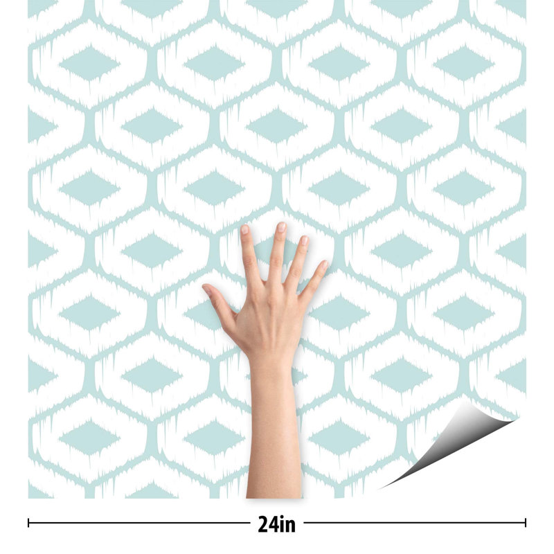 Papier peint, L 126 po x l 24 po